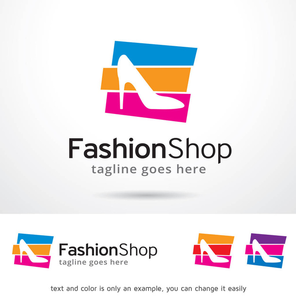 Fashion Shop Logo Template Design Vector, Emblem, Design Concept, Creative Symbol, Icon - Vektor, Bild