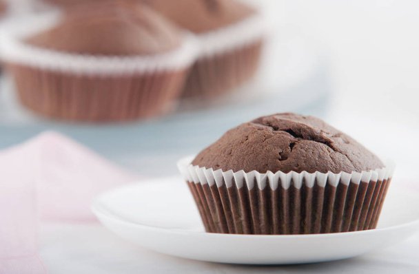 Suklaa muffinit lähikuva
 - Valokuva, kuva