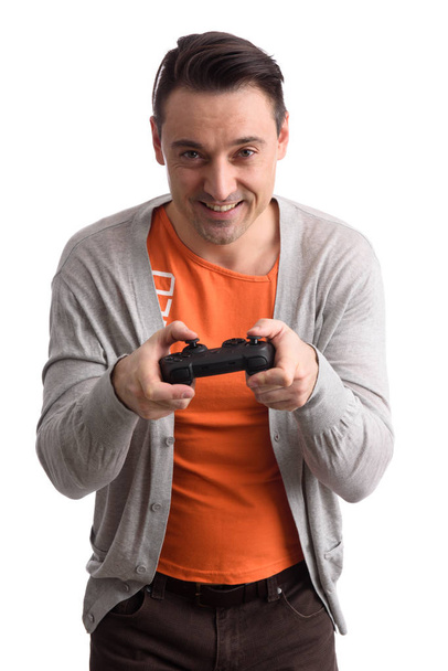 young man playing computer game - Foto, Imagem
