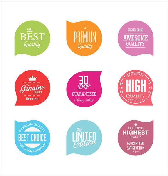 Modern badges and labels collection - Vector, Imagen