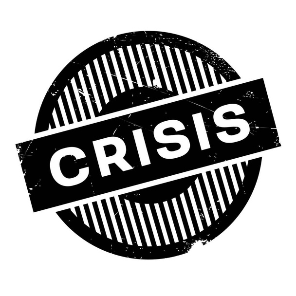 Crisis rubber stamp - Вектор, зображення