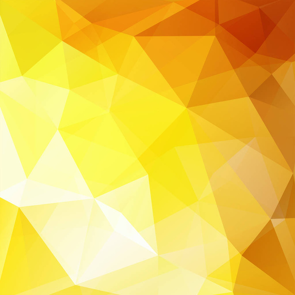 Fondo vectorial poligonal abstracto. Ilustración vectorial geométrica amarilla. plantilla de diseño creativo. - Vector, Imagen