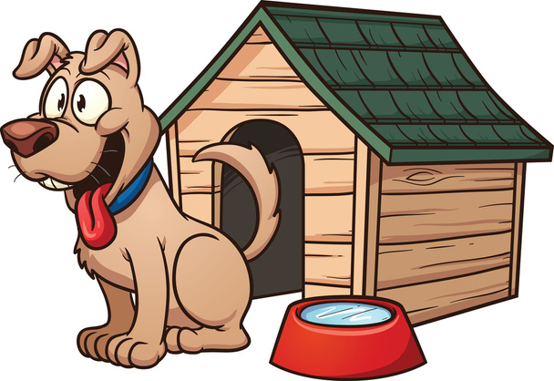 Dog house - Vector, Image