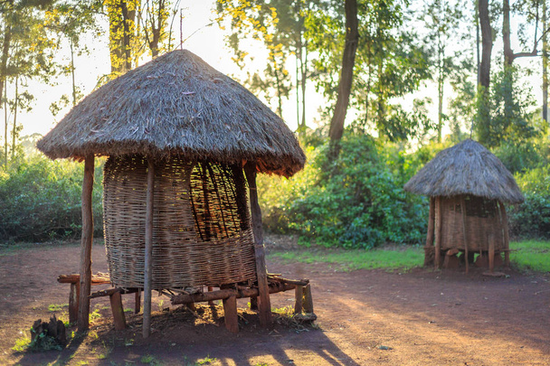 traditionelle Kornkammer der kenianischen Bevölkerung - Foto, Bild