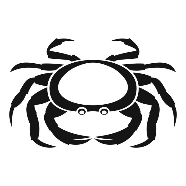 Seafood crab icon, simple style - Vettoriali, immagini