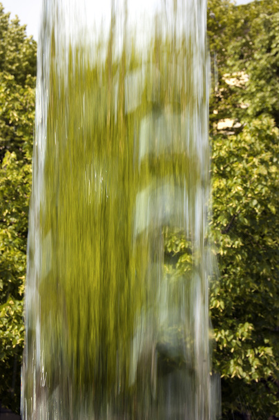 Fluxo de água no fundo das plantas
 - Foto, Imagem