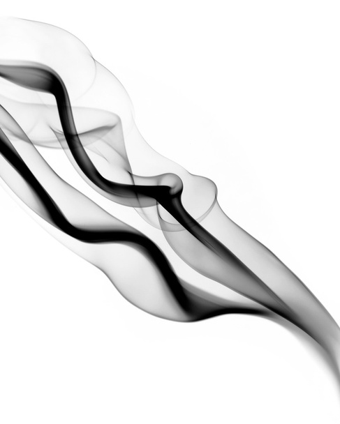 Black abstract fume shape - Foto, immagini