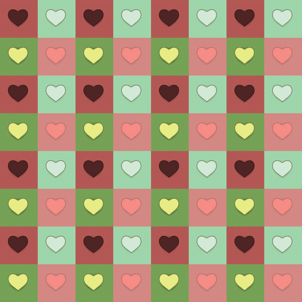 Colorful heart pattern background. - Photo, Image