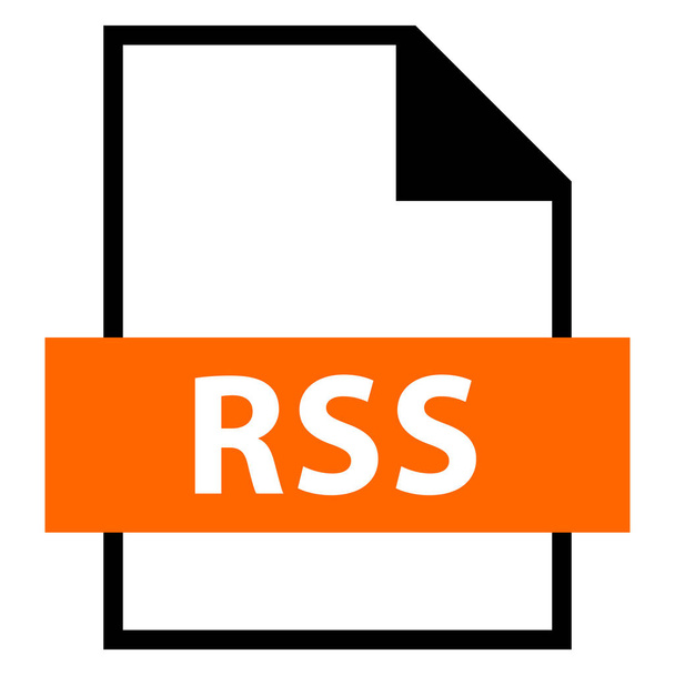 File Name Extension RSS Type - Vector, Image