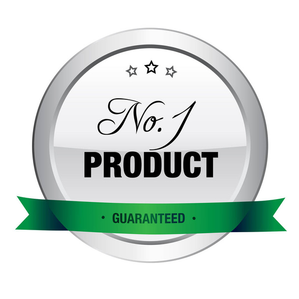 No.1 product seal or icon - Vector, Image