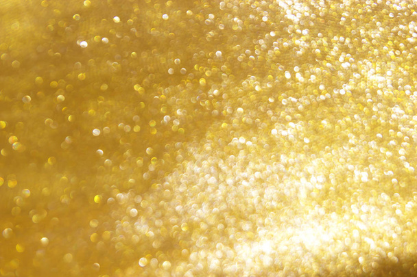 Gold abstract bokeh background - Φωτογραφία, εικόνα