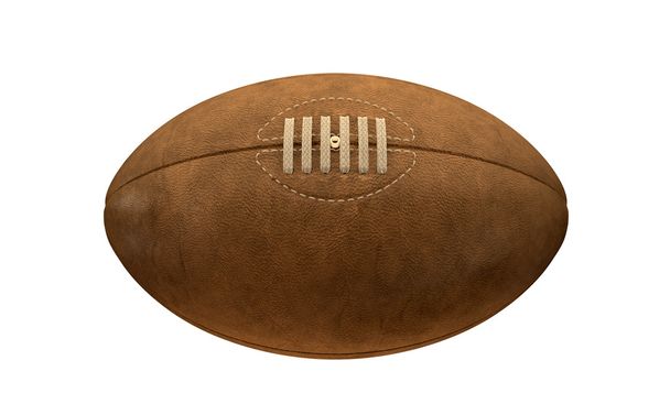 Vieux classique rétro Rugby Ball
 - Photo, image