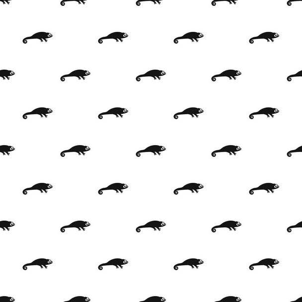 Small chameleon pattern, simple style - Vector, Image