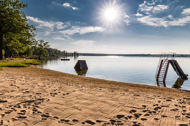 Strand ostende - svet lake, trebon, tschechische republik - Foto, Bild