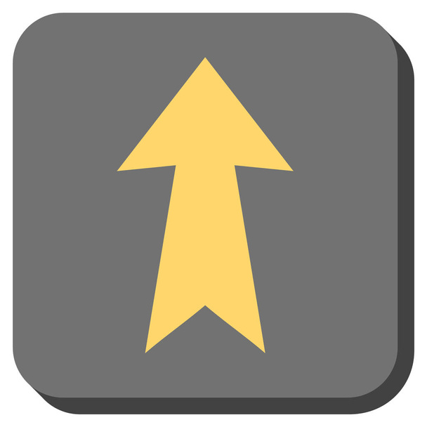 Arrow Up Rounded Square Vector Icon - ベクター画像