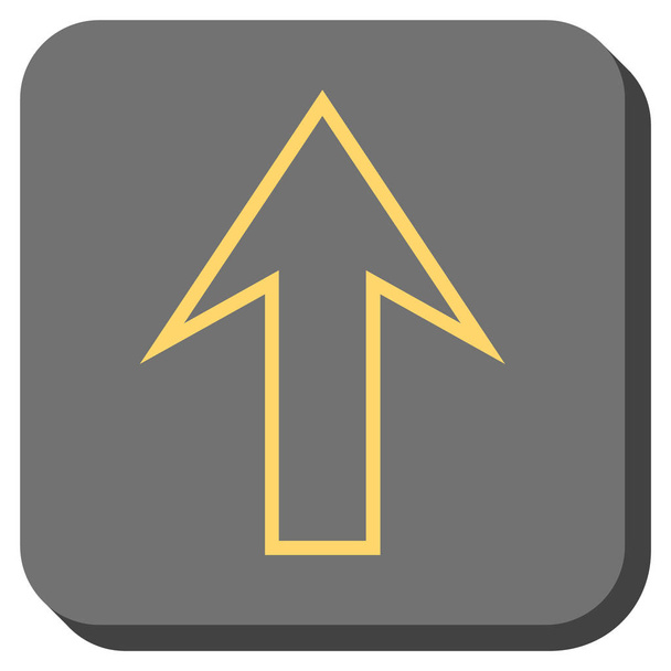 Arrow Up Rounded Square Vector Icon - ベクター画像