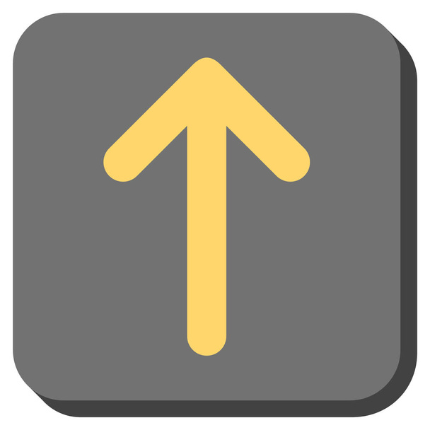 Arrow Up Rounded Square Vector Icon - Διάνυσμα, εικόνα