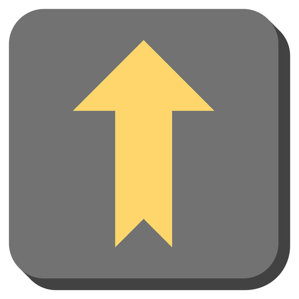 Arrow Up Rounded Square Vector Icon - Vektor, obrázek