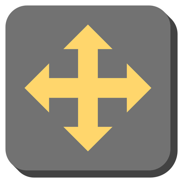 Expand Rounded Square Vector Icon - Vektor, obrázek