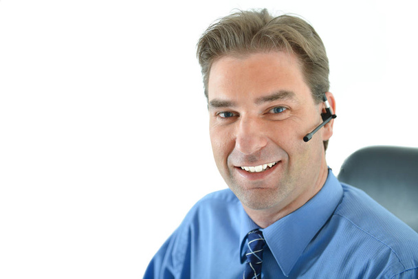 Customer service representative on the phone - Photo, Image