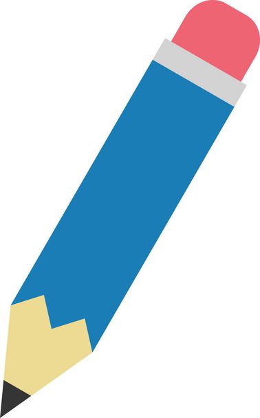 Blauer Bleistiftvektor - Vektor, Bild