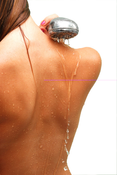 Zuhanyzó nő - Fotó, kép