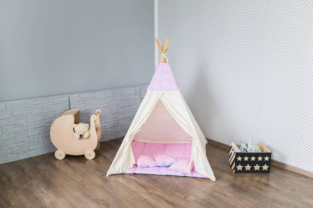 Playroom with Teepee - Foto, Imagen