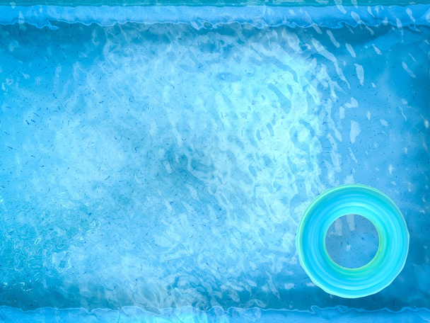 купальные кольца на бассейне
 - Фото, изображение