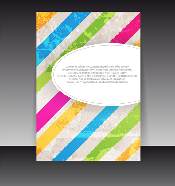 Flyer or cover design. Folder design content background. editabl - Vektori, kuva