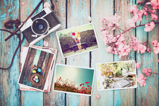 Álbum de fotos en primavera
 - Foto, Imagen