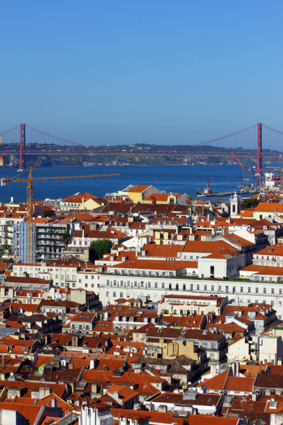 Γέφυρα 25ης Απριλίου, Λισαβόνα, Πορτογαλία - Φωτογραφία, εικόνα