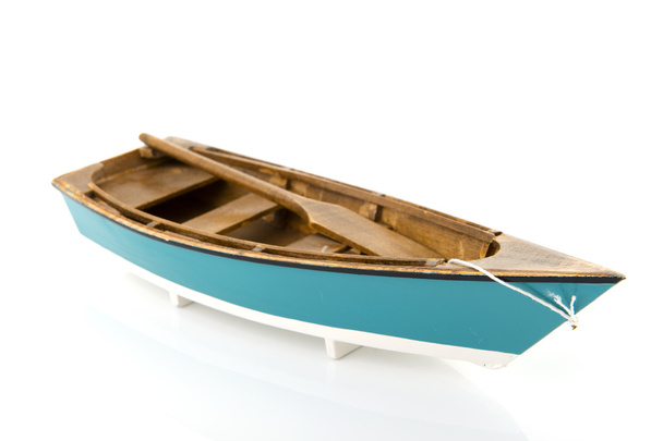 Blue rowing boat - Photo, Image