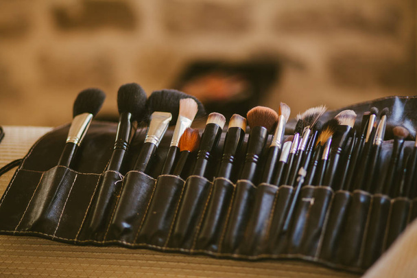 Коллекция кистей макияжа
 - Фото, изображение