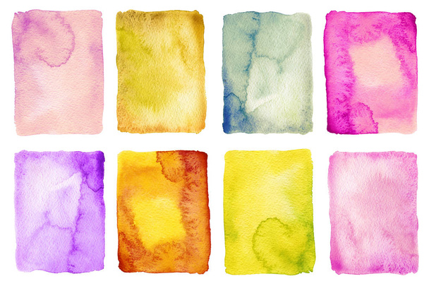 Abstract watercolor painted backgrounds - 写真・画像