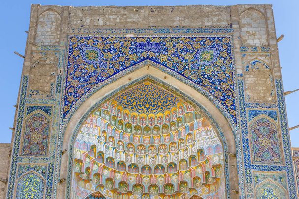 abdul aziz khan medressa in buchara - buxoro, usbekistan - Foto, Bild