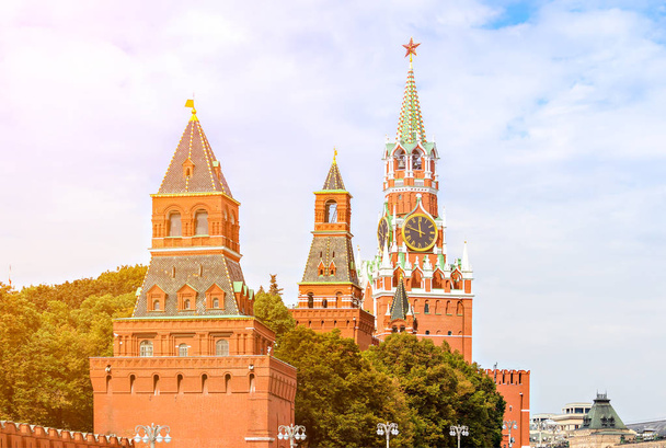 Kremlin wall towers - Photo, Image