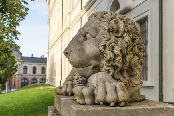 scultura di un leone - Foto, immagini