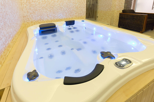 Hydro massage baths in hotel spa center  - Photo, Image