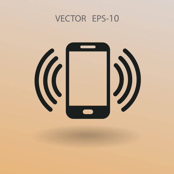 calling icon. vector illustration - Vektor, obrázek