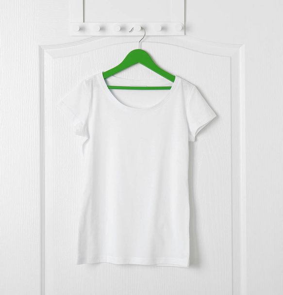 Blank white t-shirt  - Φωτογραφία, εικόνα