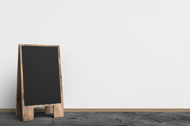 blank vertical blackboard - Photo, Image