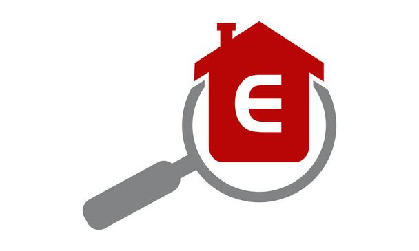 Home Search agent Initiale e - Vektor, Bild