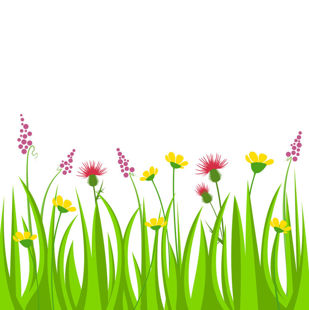 Vector floral background - Вектор,изображение