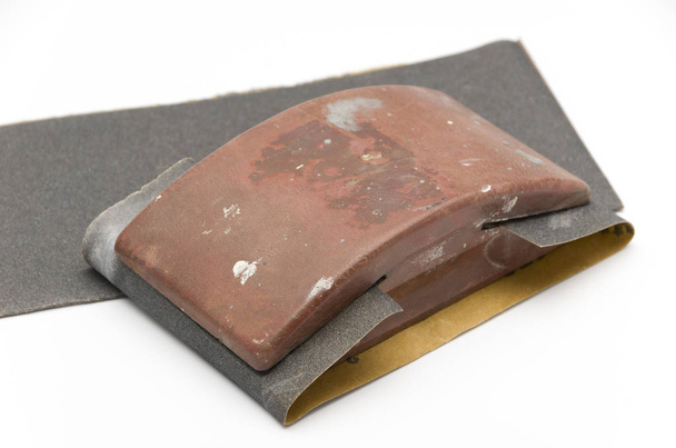 Старий тримач наждачного паперу, Використовувані інструменти
, - Фото, зображення