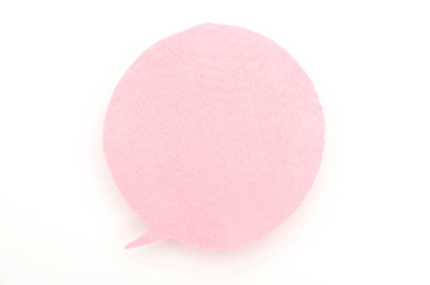 Speech balloon of felt - Photo, Image