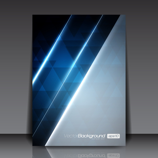 Abstract moderne blauwe Vector Flyer voor u | Eps10 Design - Vector, afbeelding