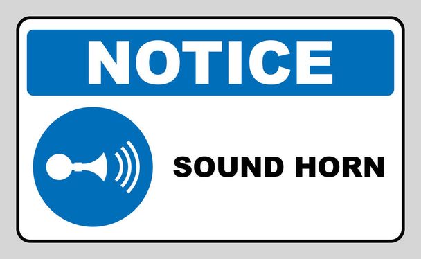 Sound horn sign. Vector illustration - Vector, Image