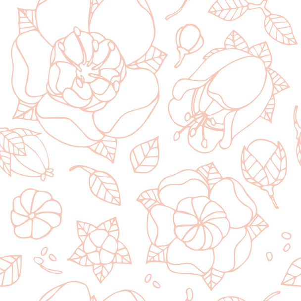 beautiful floral pattern - Vektor, kép