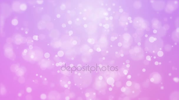 動く粒子の光と紫ピンクの背景 - 映像、動画