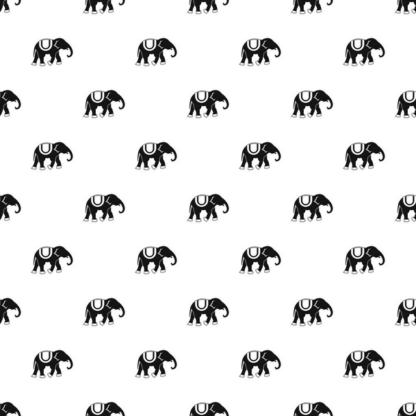 Elephant pattern, simple style - ベクター画像